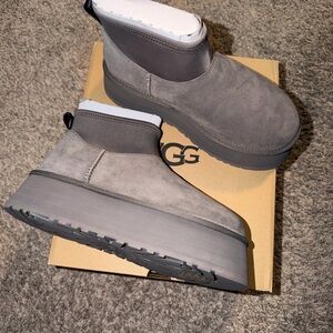 UGG Tan Classic Mini Boots